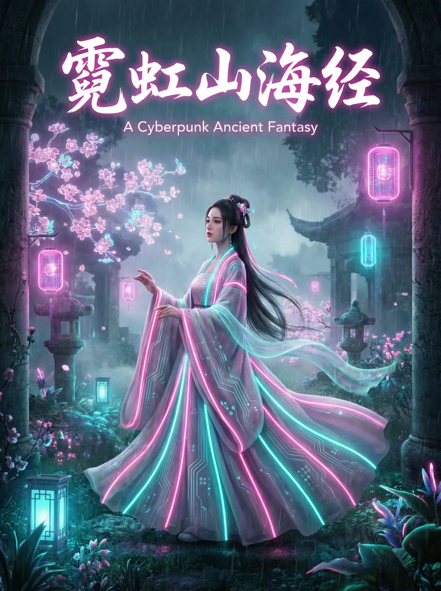 777米奇影视 古风奇缘短剧 - 霓虹山海经海报